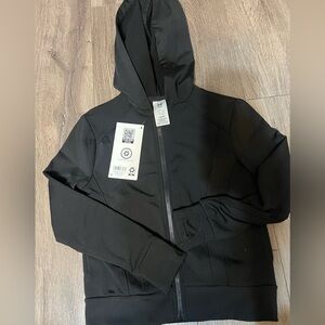 Unisex children’s Black Hooded Jacket